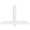 Ekena Millwork Eugene Architectural Grade PVC Gable Bracket, 60"W x 40"H x 4"D x 6"F, 16/12 Pitch GBP060X40X0406EUG00 - alternate 5